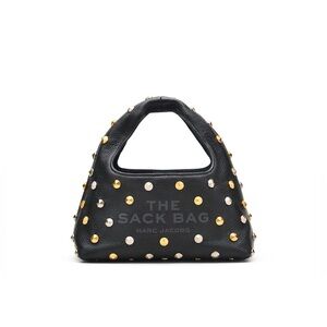 Marc Jacobs Black Mini Bag with Gold and Silver Studs